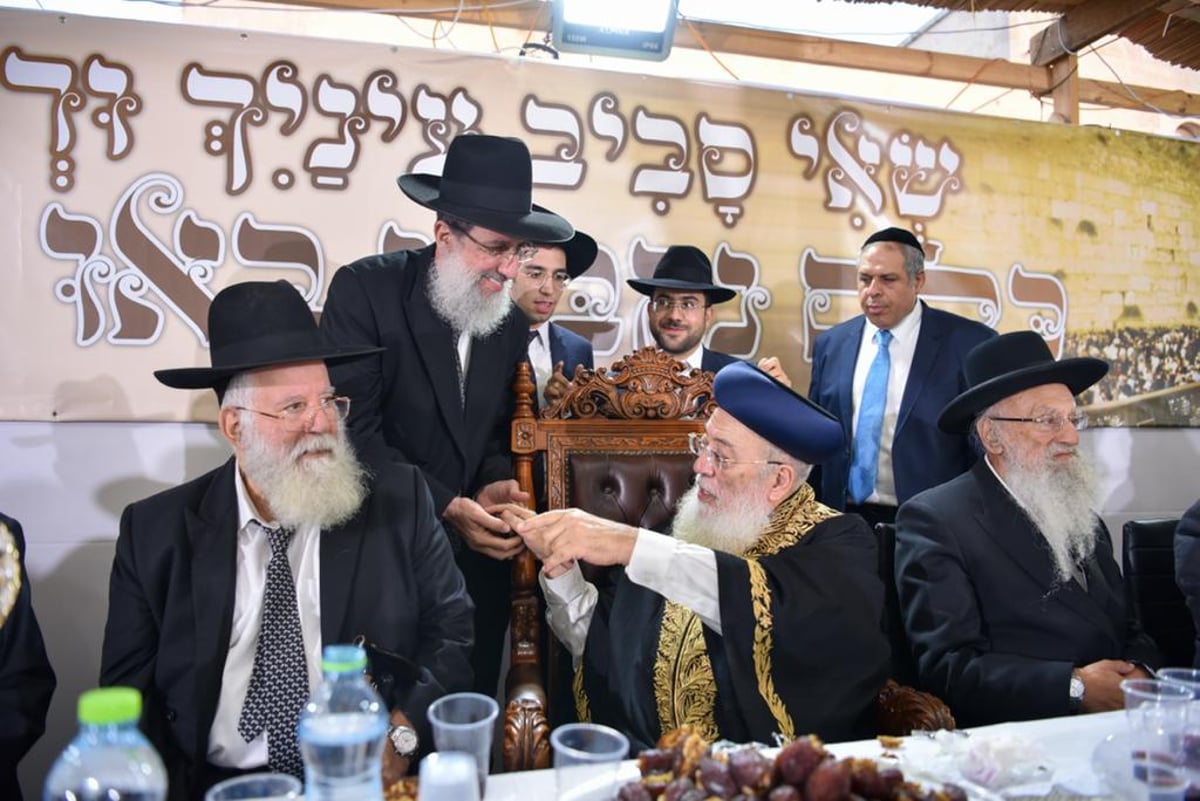 תיעוד: 'הקבלת פני רבו' לראשל"צ הגר"ש עמאר