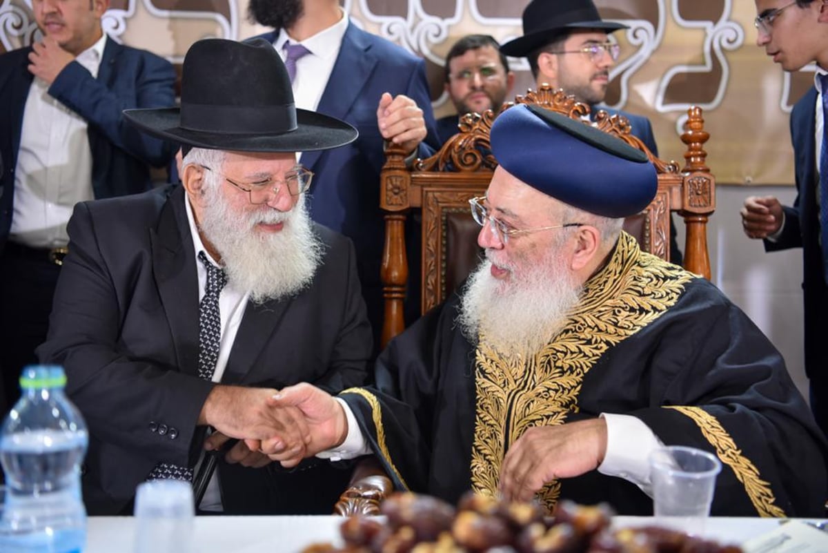 תיעוד: 'הקבלת פני רבו' לראשל"צ הגר"ש עמאר