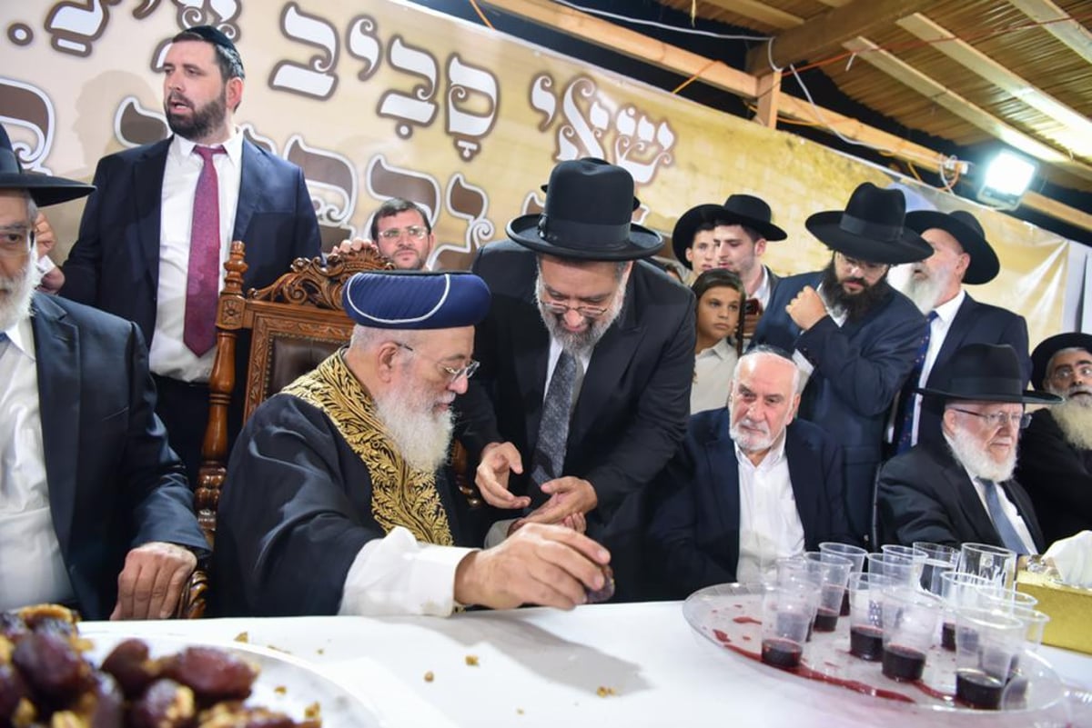 תיעוד: 'הקבלת פני רבו' לראשל"צ הגר"ש עמאר