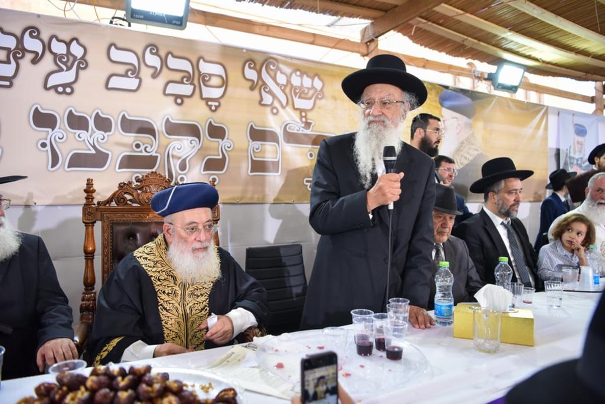 תיעוד: 'הקבלת פני רבו' לראשל"צ הגר"ש עמאר