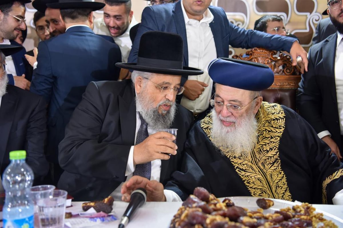 תיעוד: 'הקבלת פני רבו' לראשל"צ הגר"ש עמאר