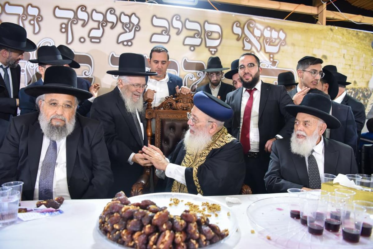 תיעוד: 'הקבלת פני רבו' לראשל"צ הגר"ש עמאר