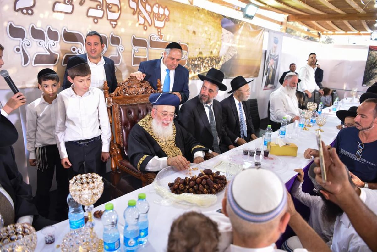 תיעוד: 'הקבלת פני רבו' לראשל"צ הגר"ש עמאר