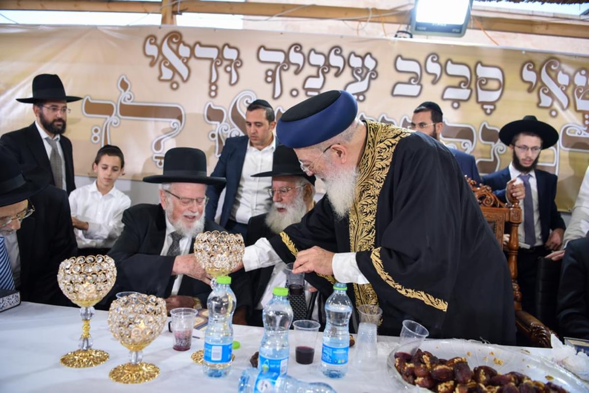 תיעוד: 'הקבלת פני רבו' לראשל"צ הגר"ש עמאר