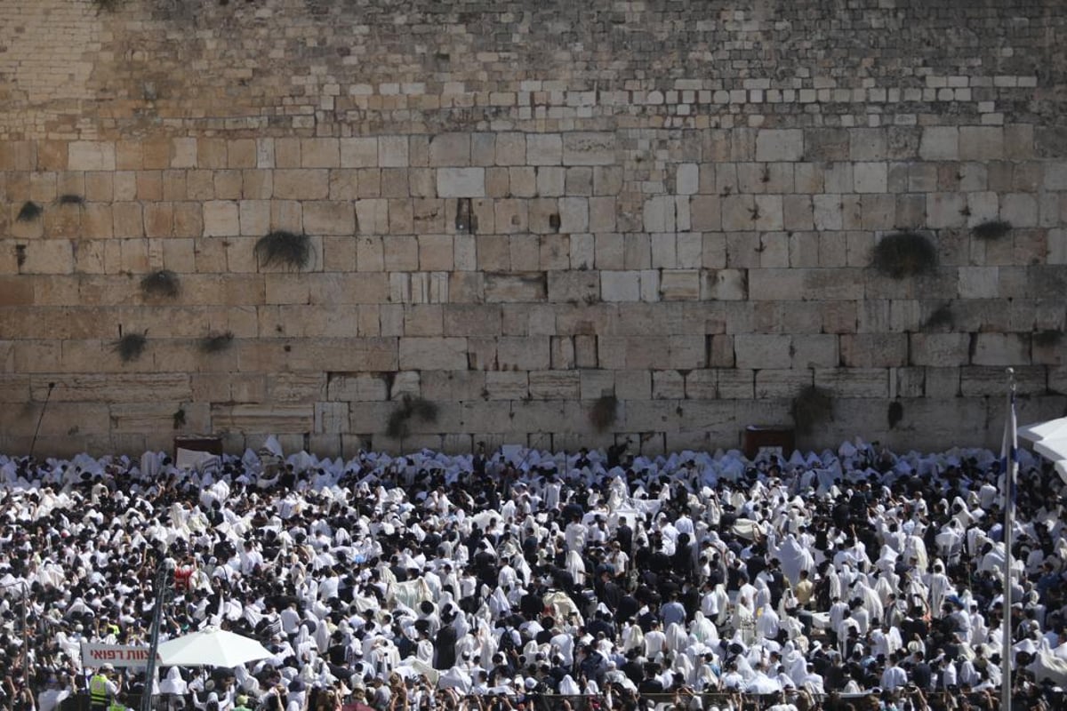 תיעוד מסכם: רבבות במעמד ברכת כהנים בכותל