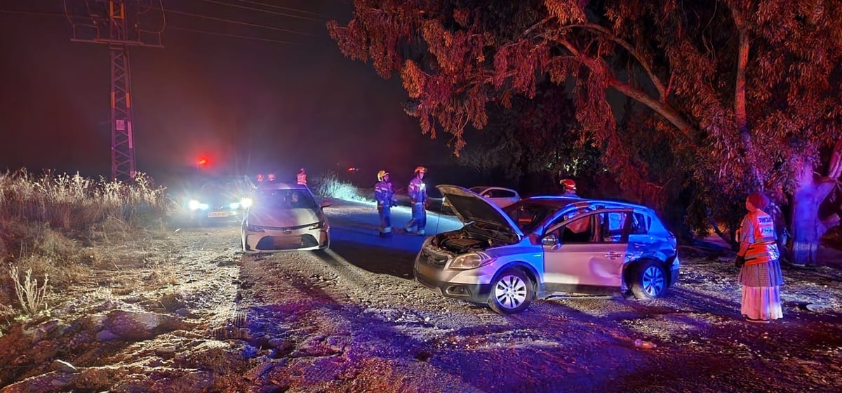 שמונה פצועים בתאונת דרכים קשה סמוך לבית ניר