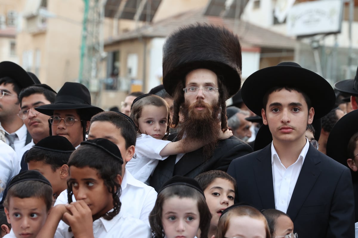 המונים במעמד פדיון פטר חמור בבני ברק | תיעוד