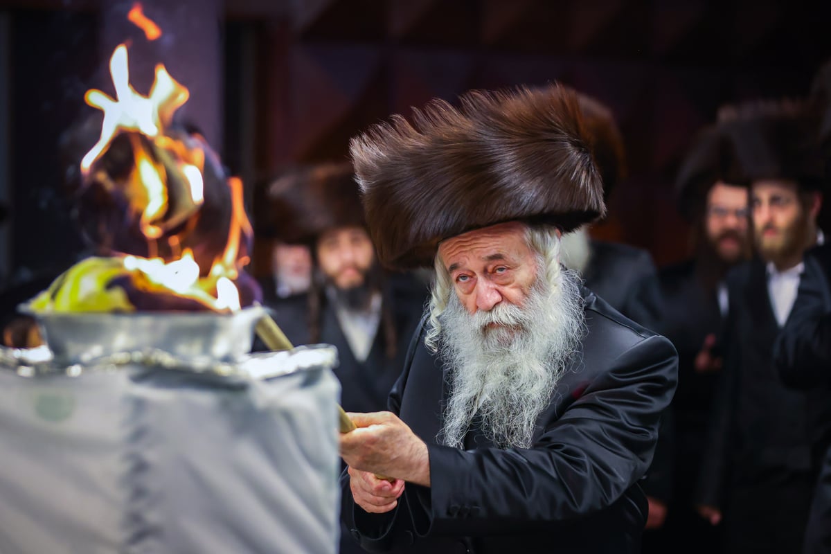 הרבי מטשרנוביל ארה"ב בביקור בצפת ובמירון