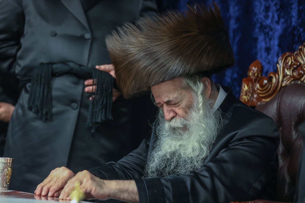 הרבי מטשרנוביל ארה"ב בביקור בצפת ובמירון