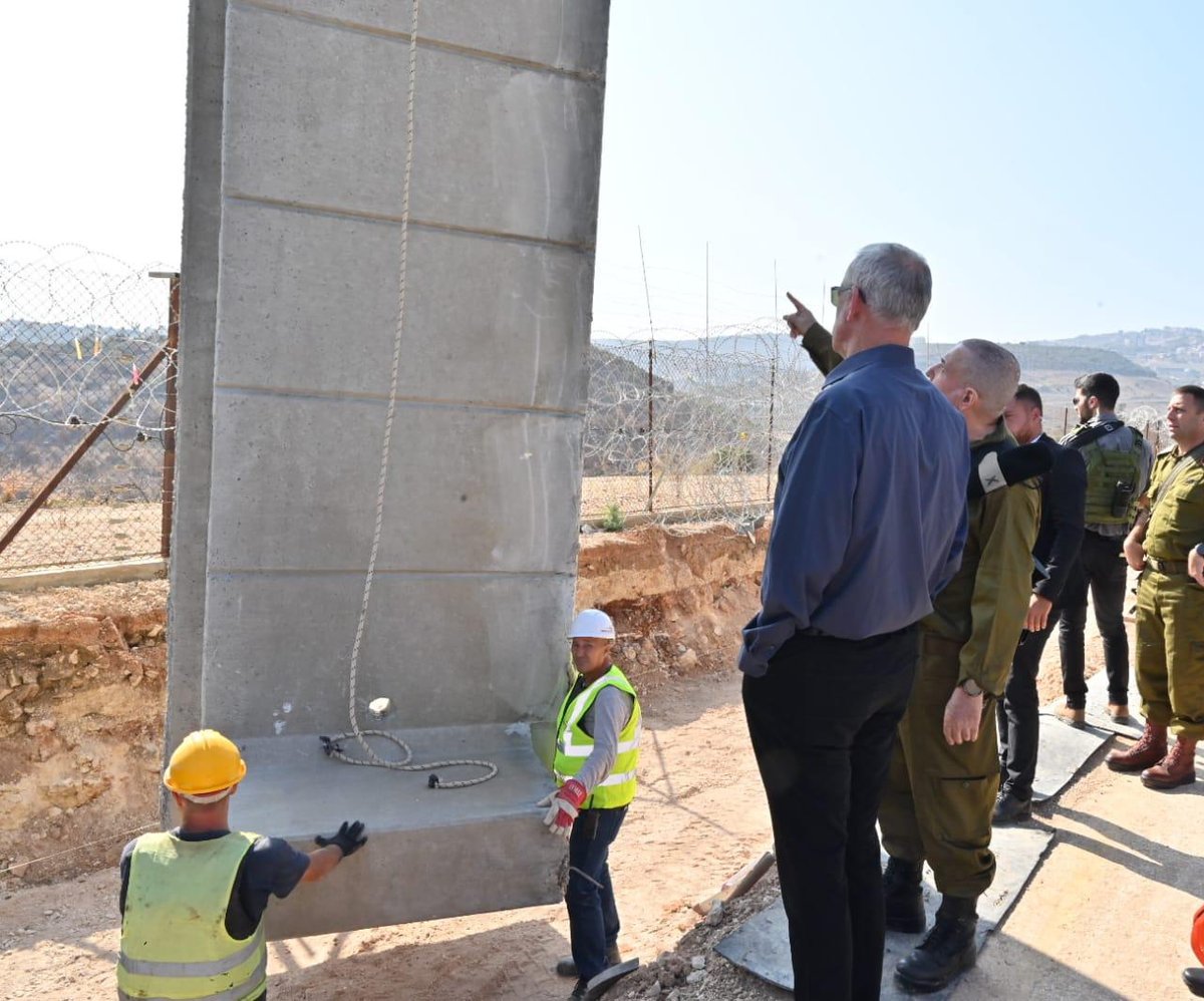 גנץ אישר: מכשול קו התפר בצפון השומרון יוארך ב-50 ק"מ נוספים