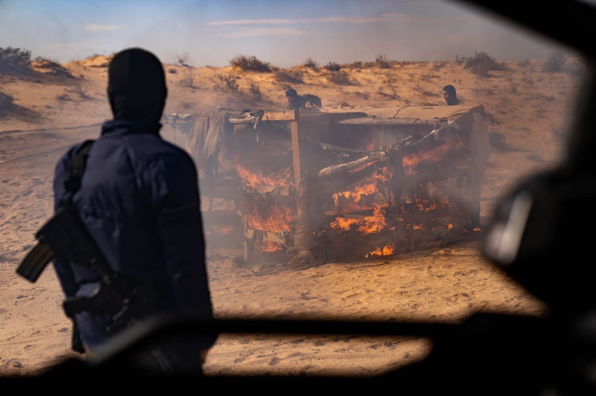 צה"ל השמיד מאות חממות לגידול סמים באזור הדרום