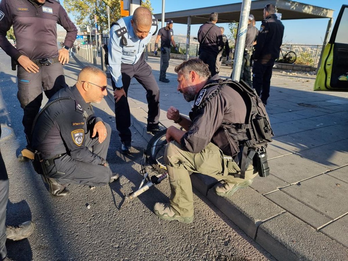 תיעוד: כוחות המשטרה ומג"ב סורקים אחרי המחבל