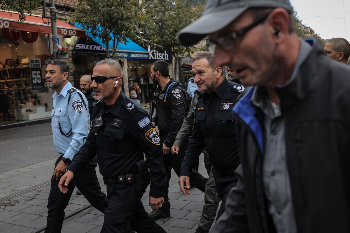 בצל המתיחות: המפכ"ל ביקר במרכז העיר ירושלים