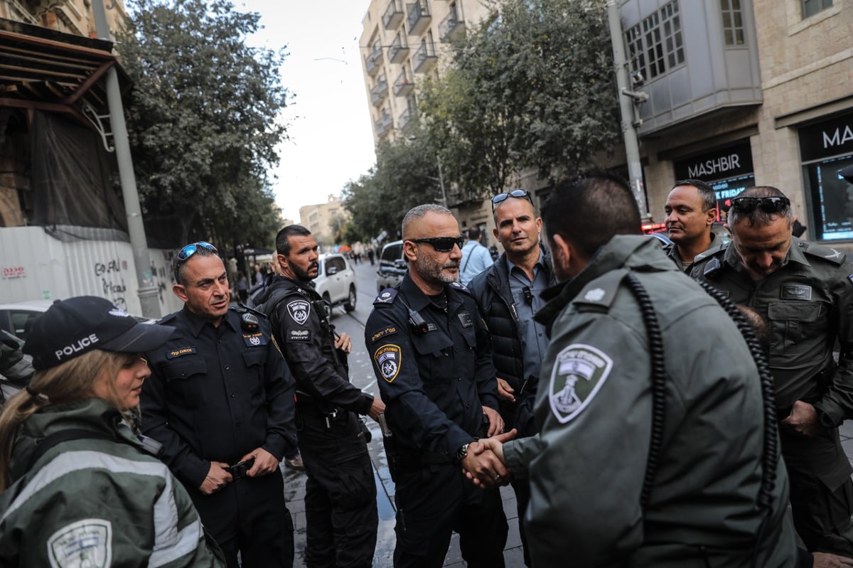 בצל המתיחות: המפכ"ל ביקר במרכז העיר ירושלים