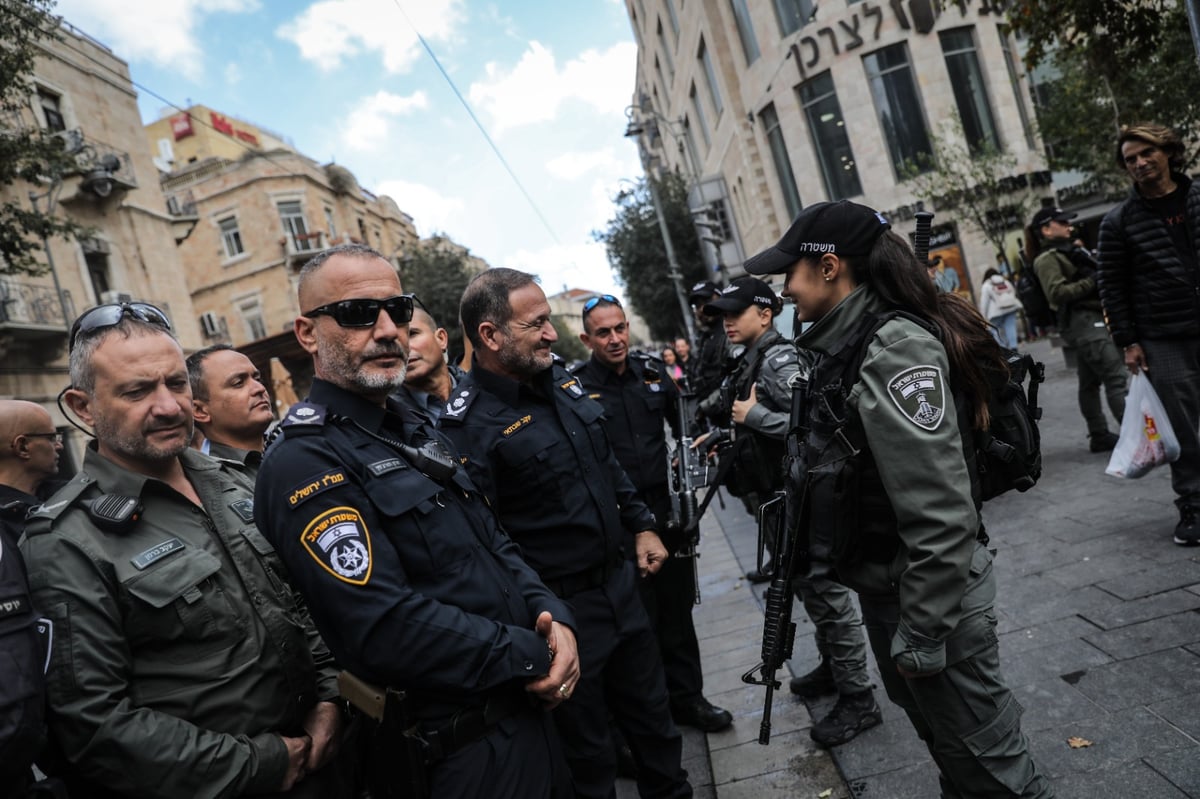 בצל המתיחות: המפכ"ל ביקר במרכז העיר ירושלים