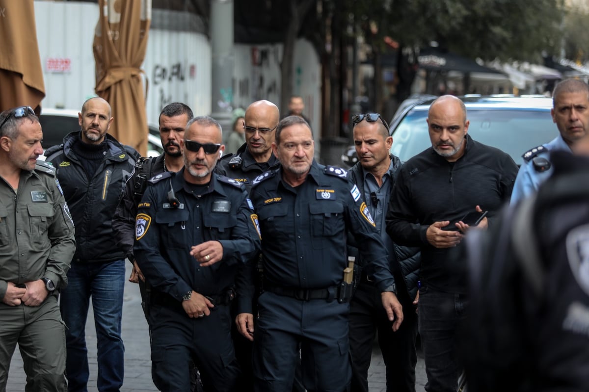 בצל המתיחות: המפכ"ל ביקר במרכז העיר ירושלים