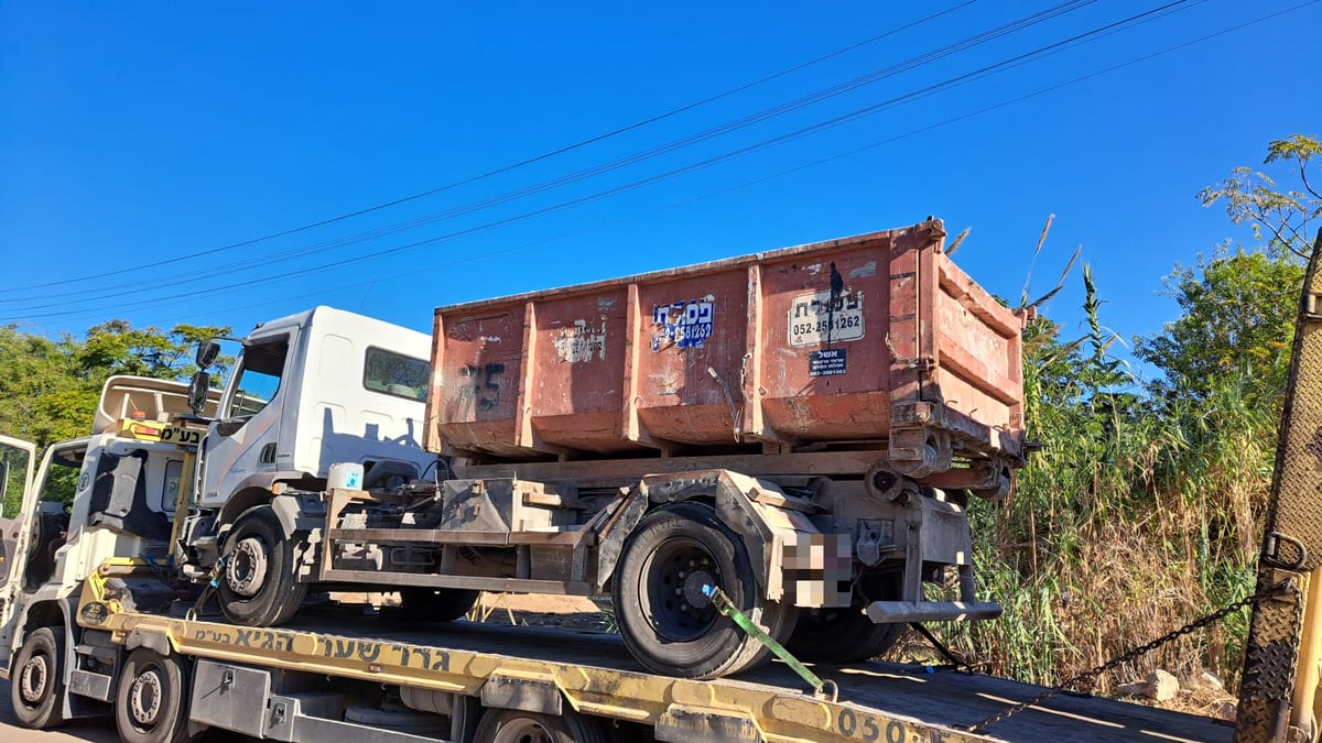 שני חשודים נחקרו: הקימו תחנת פסולת פיראטית בתל אביב