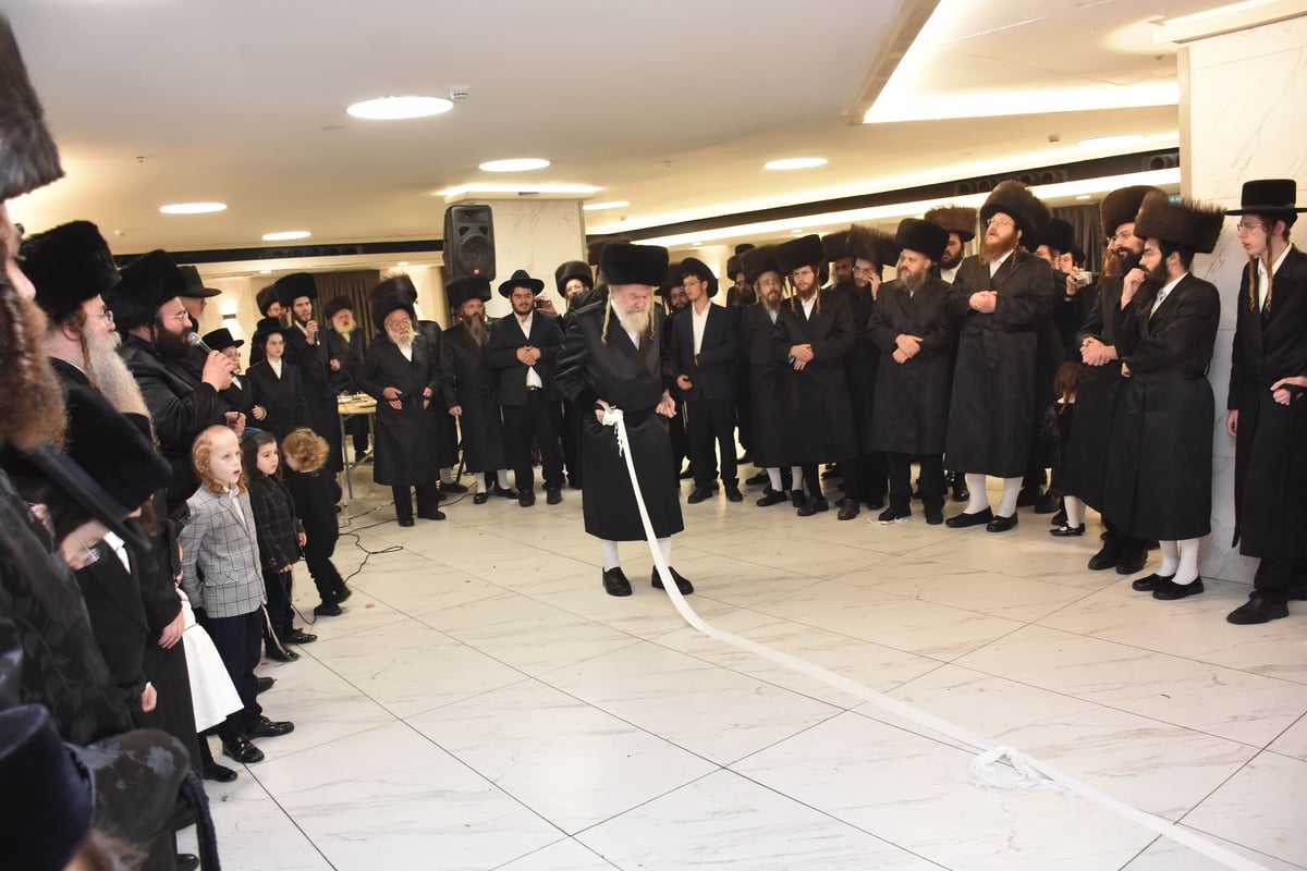 תיעוד משמחת החתונה לנכדת האדמו"ר מאשלג