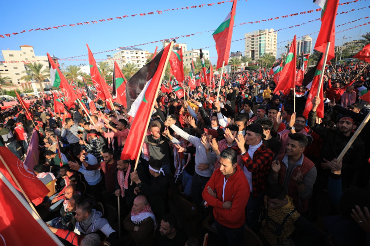 ארגון הטרור הפלסטיני חגג ברצועת עזה 55 שנה להיווסדו