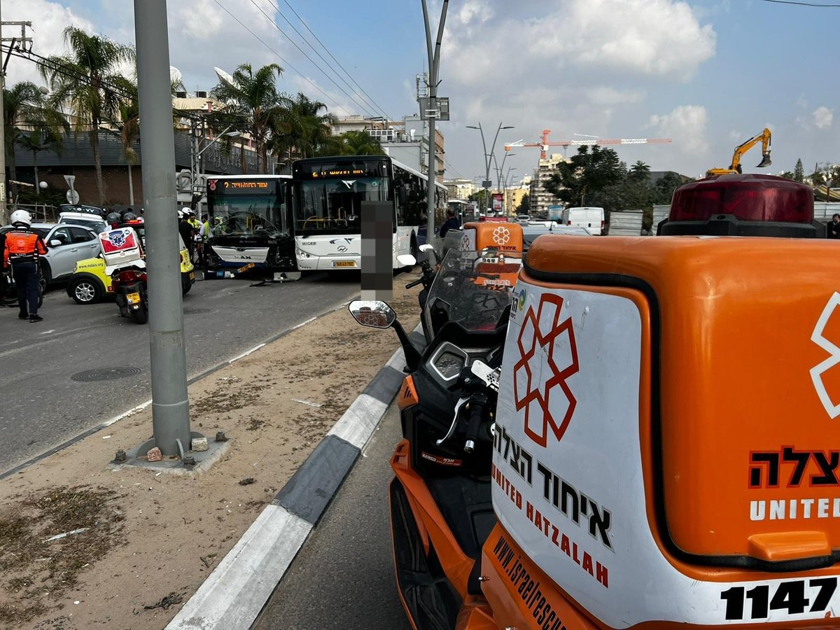 בן חמש נפצע בינוני עד קשה בתאונה בבני ברק