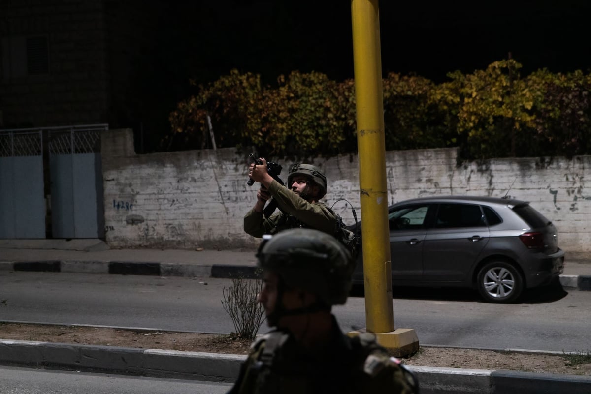 תיעוד מהקסדה: תוך יידוי אבנים, הלוחמים עצרו מבוקשים