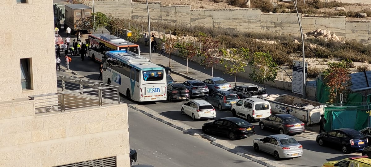 אוטובוס פגע בילד חרדי בן שמונה ופצע אותו באורח בינוני