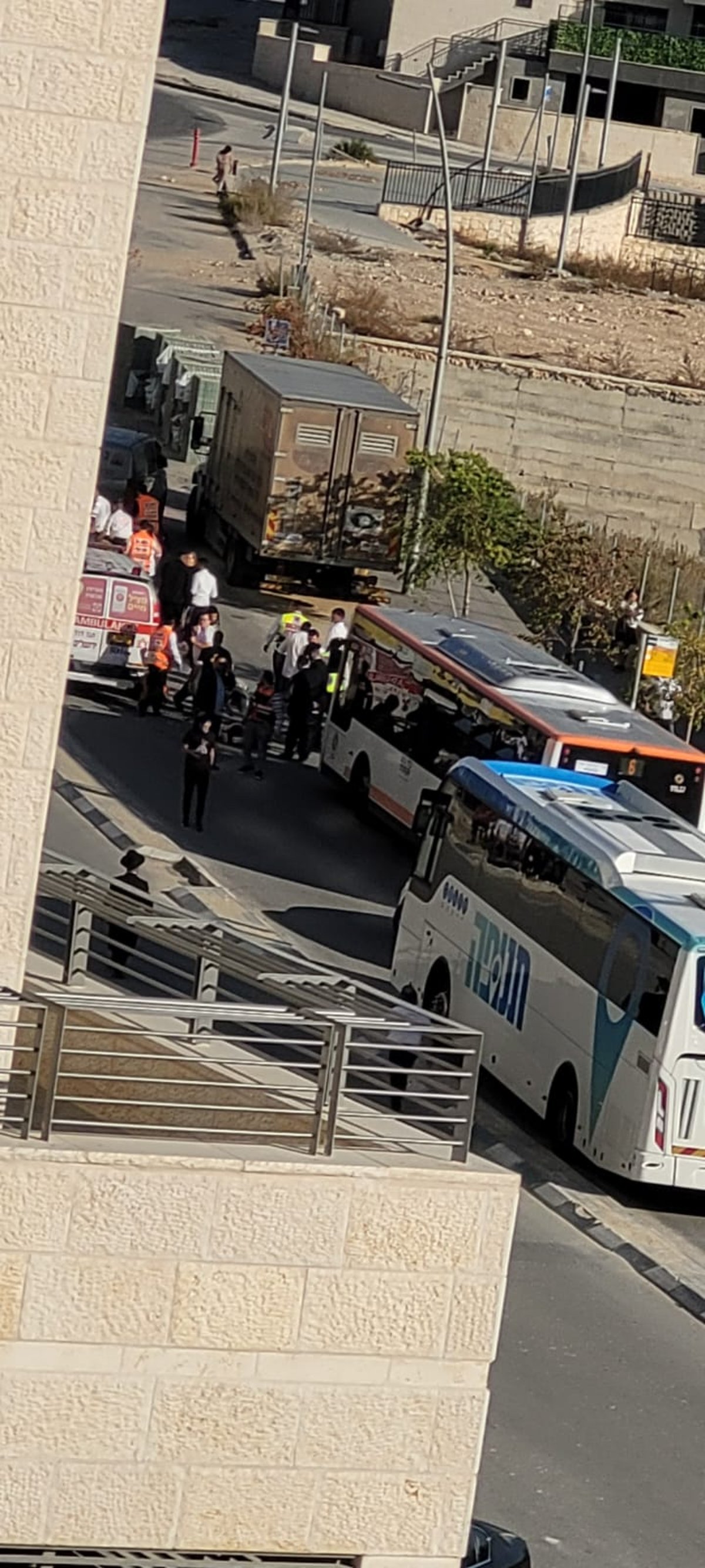 אוטובוס פגע בילד חרדי בן שמונה ופצע אותו באורח בינוני