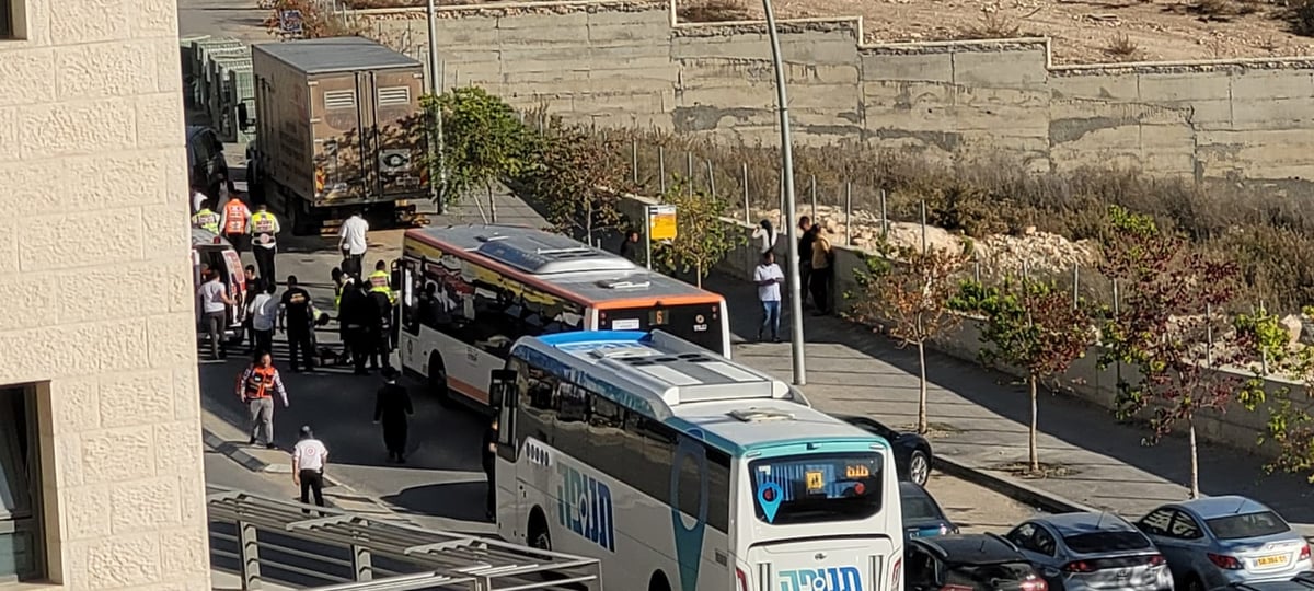 אוטובוס פגע בילד חרדי בן שמונה ופצע אותו באורח בינוני