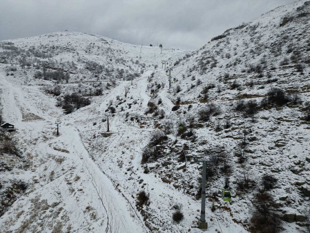 שיטפון בנחל אוג, הבריכות שהתמלאו והשלג בחרמון | תיעודים