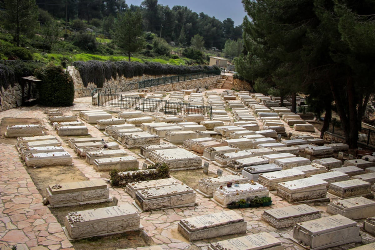 מצבות בבית קברות. תמונת ארכיון