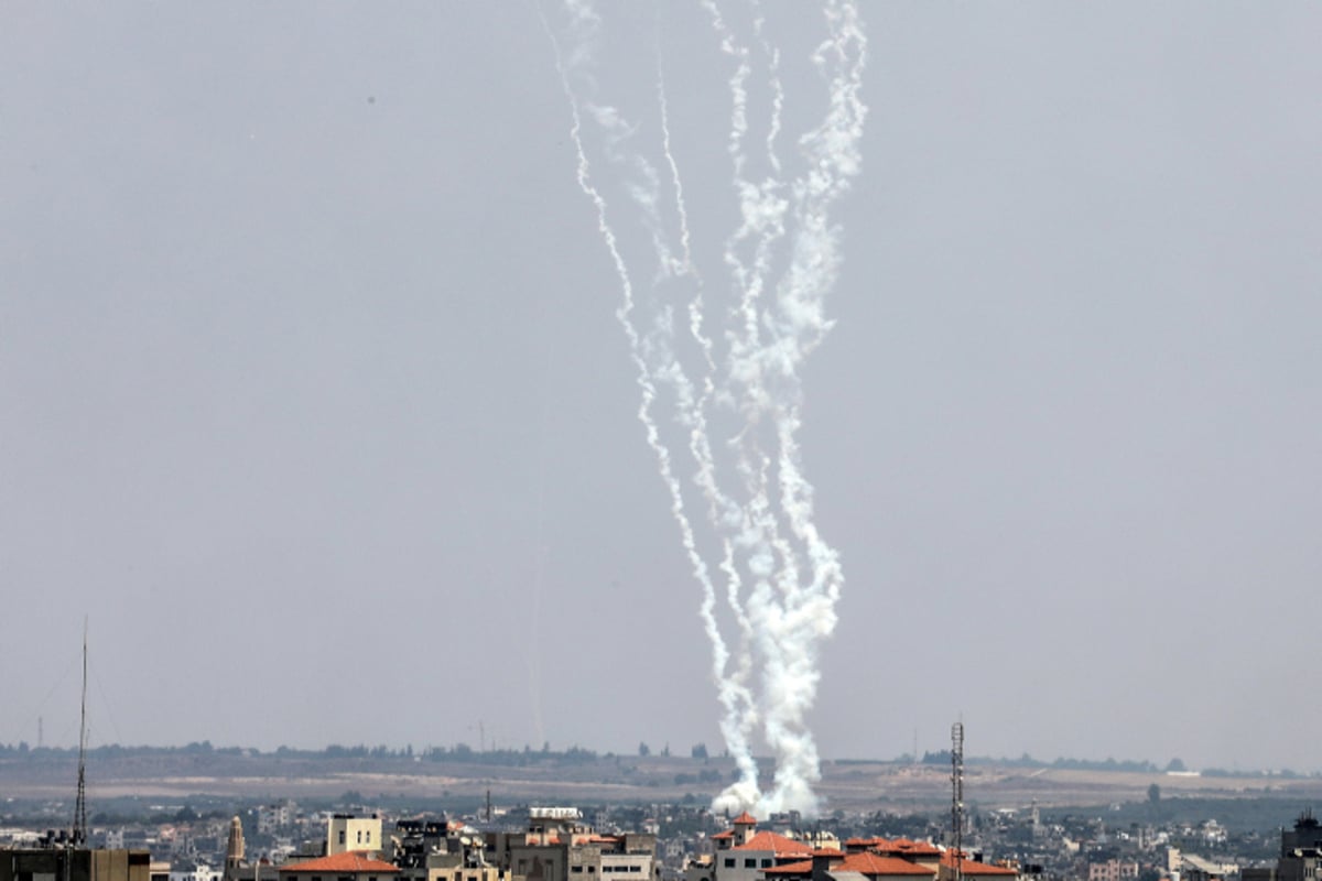 שיגור רקטה מעזה לפני מספר חודשים