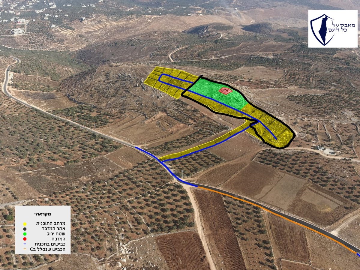 הרש"פ מתכננת: שכונה ערבית על חורבות 'מזבח יהושע'