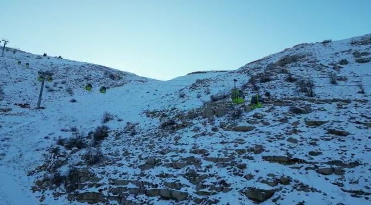 תיעוד מרהיב: כך נראה אתר החרמון הבוקר | צפו