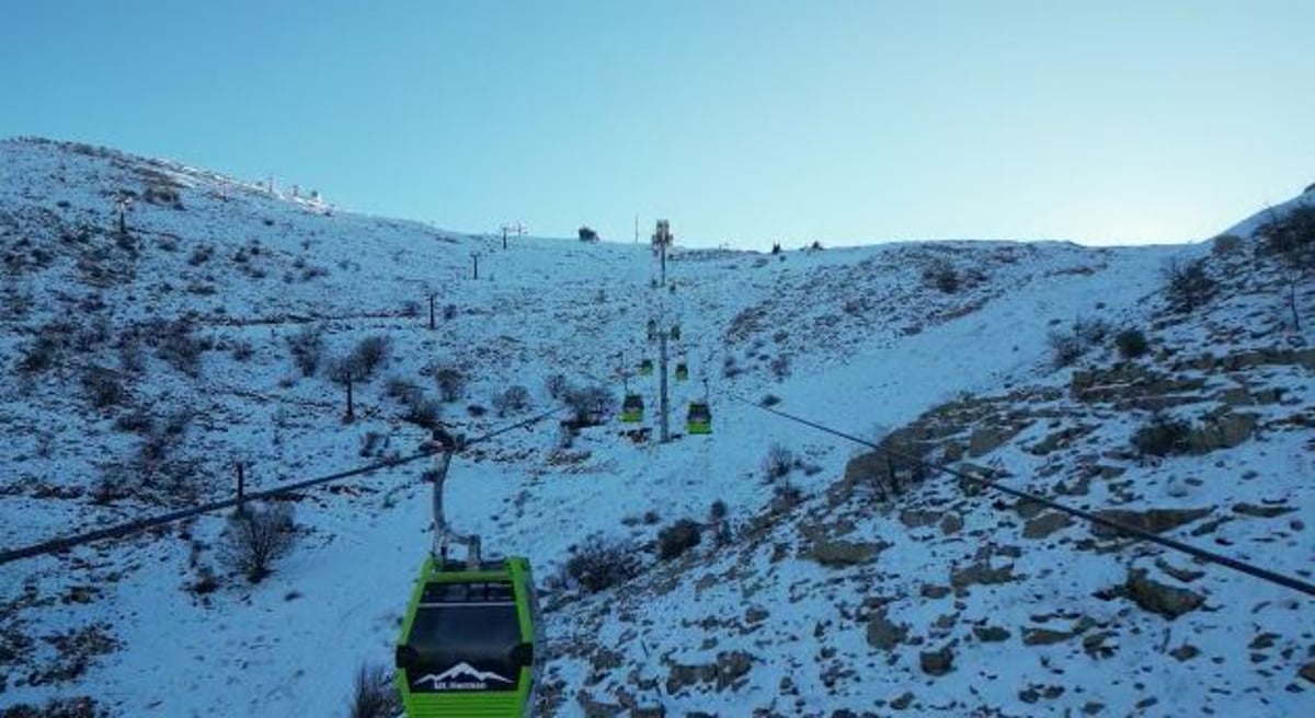 תיעוד מרהיב: כך נראה אתר החרמון הבוקר | צפו