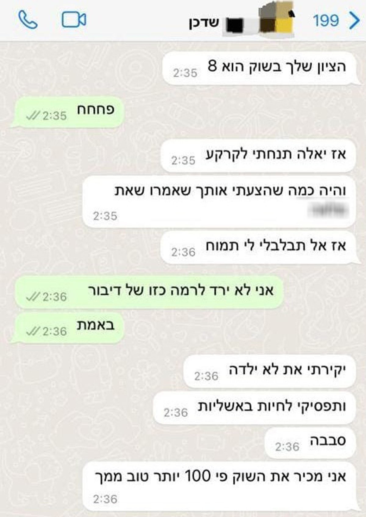 השדכן מחלק ציונים