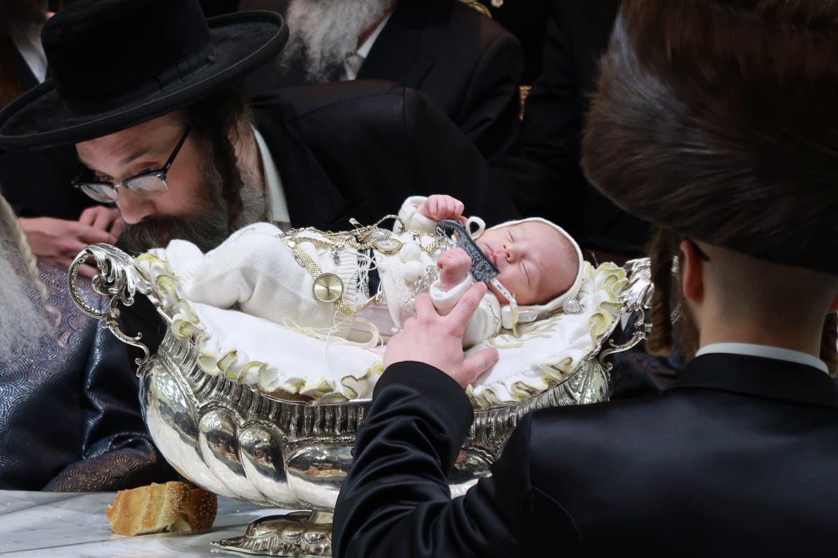 בנדבורנה י-ם חגגו פדיון הבן לנין האדמו"ר