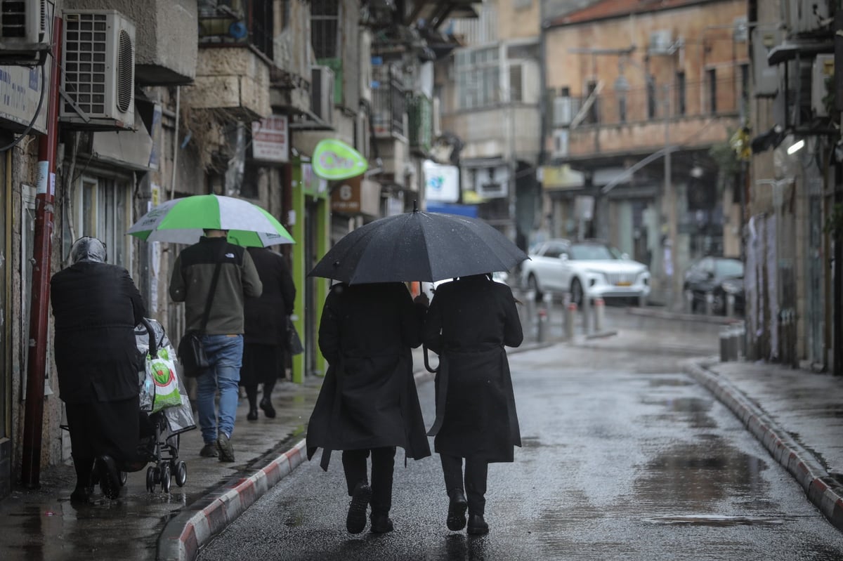 חורף ירושלמי סוער וגשום: תיעוד מסמטאות מאה שערים