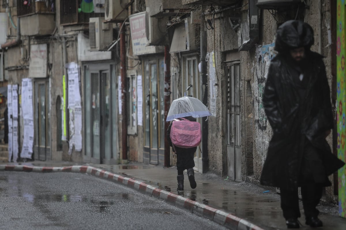 חורף ירושלמי סוער וגשום: תיעוד מסמטאות מאה שערים