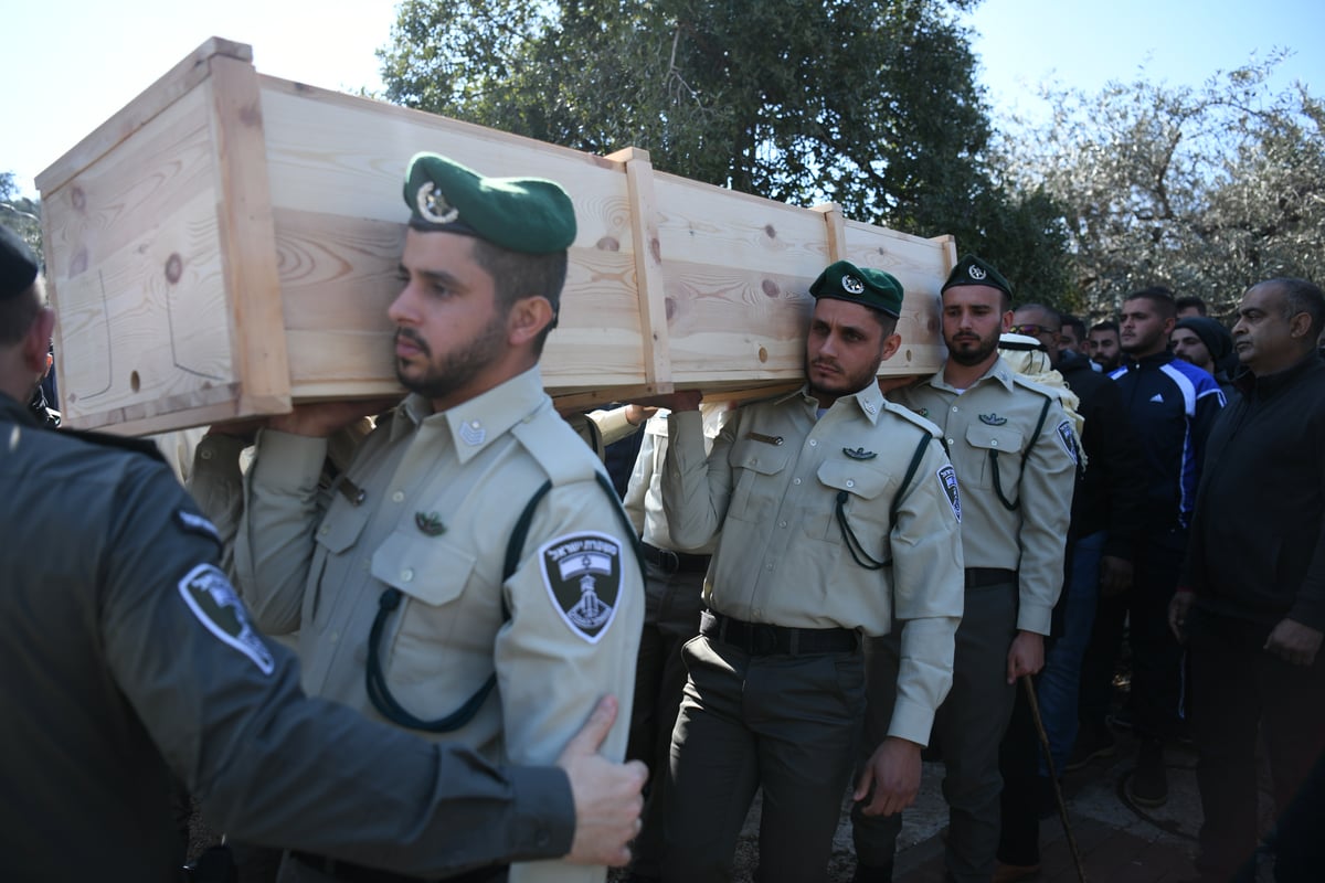 תיעוד המשטרה: הלוויתו של הלוחם רס"ל אסיל סואעד