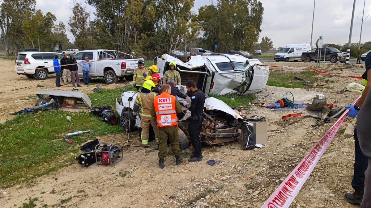 תאונה קטלנית בצומת אורים: ארבעה הרוגים בהם שתי פעוטות