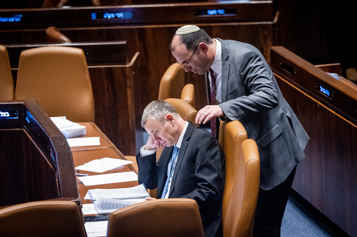 גלריה מסכמת: הלילה הדרמטי במליאת הכנסת. צפו