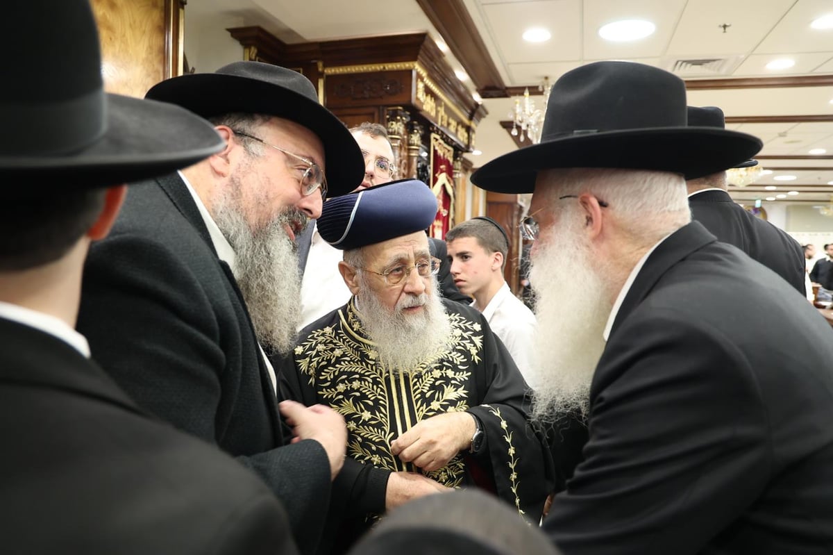 תיעוד: רבנים ואישי ציבור ב'שלושים' להגר"ש אליטוב זצ"ל