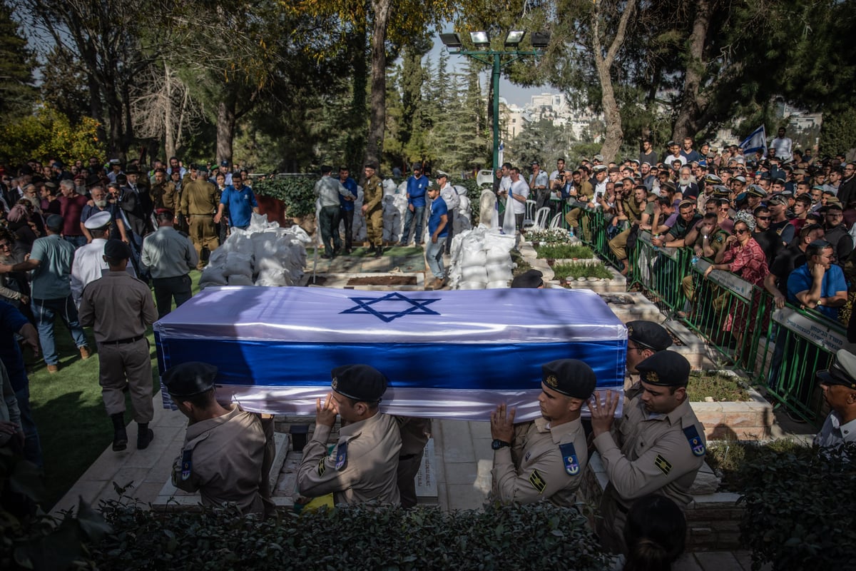 הלווית האחים יניב הי"ד: גלריה דומעת מהלווית הנרצחים