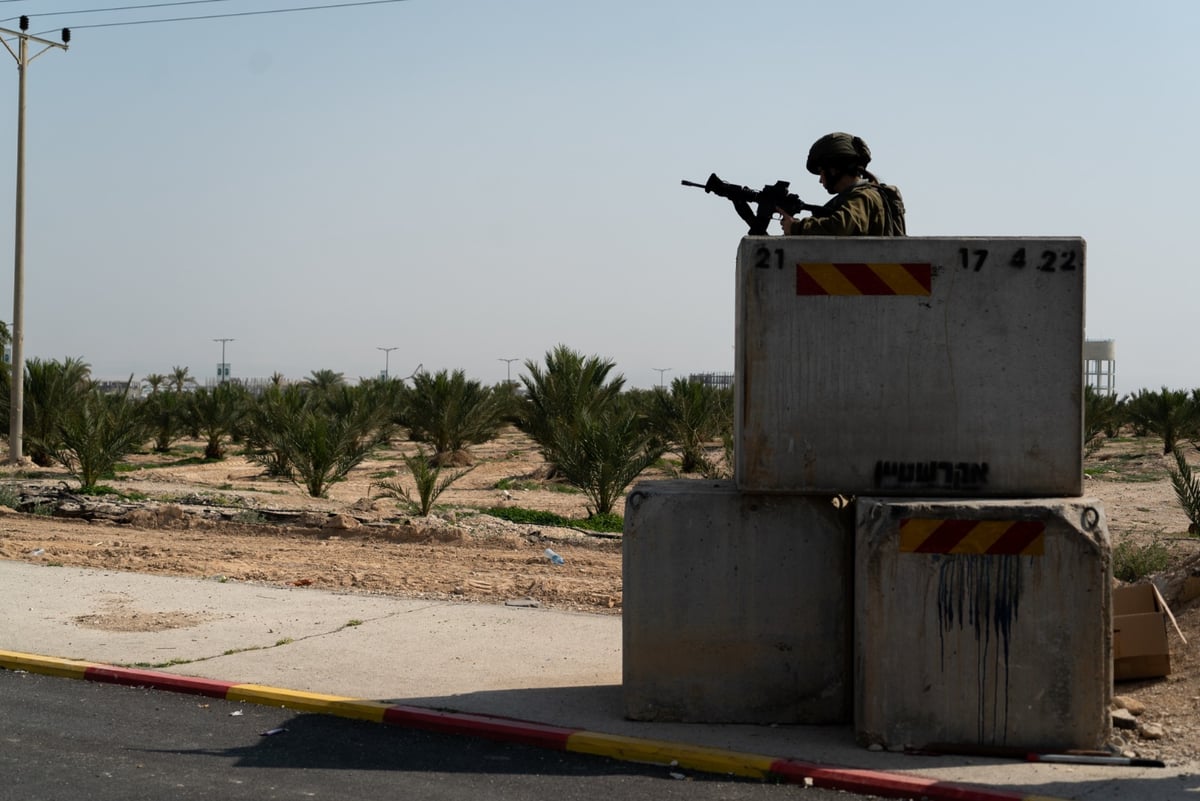 פעילות כוחות צה"ל היום במרחב העיר יריחו