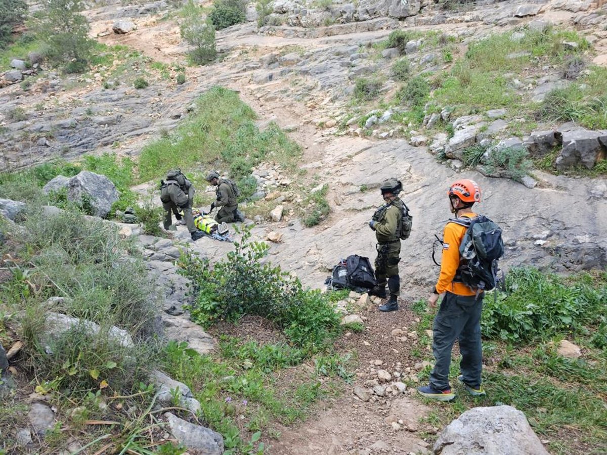 מטייל נפצע בטיול בהרי ירושלים; מסוק הוזנק לאוויר וחילץ