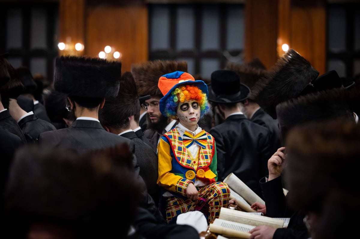 קריאת המגילה בביהמ"ד הגדול של בעלזא | תיעוד