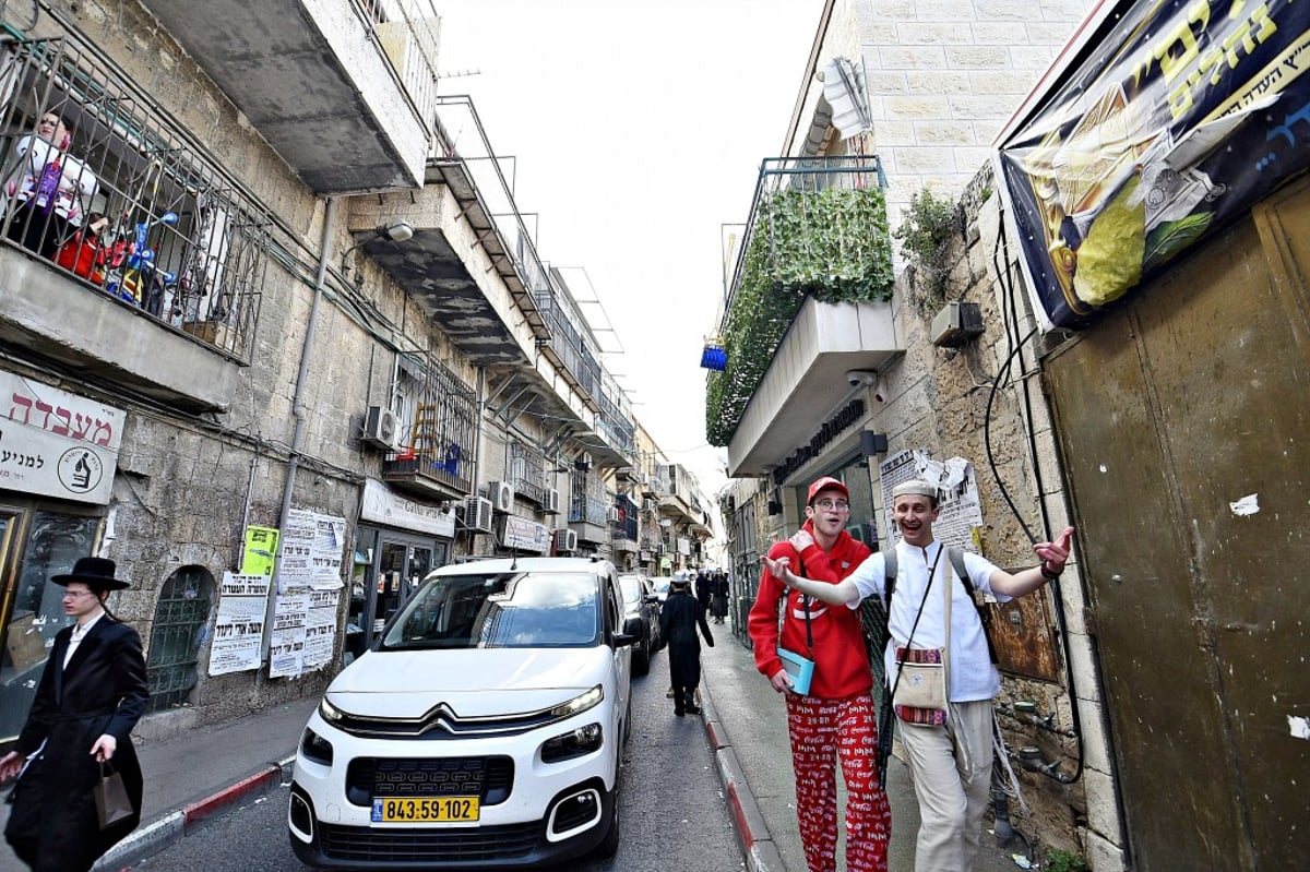 תיעוד מסכם: כך חגגו את פורים ברחובות ירושלים