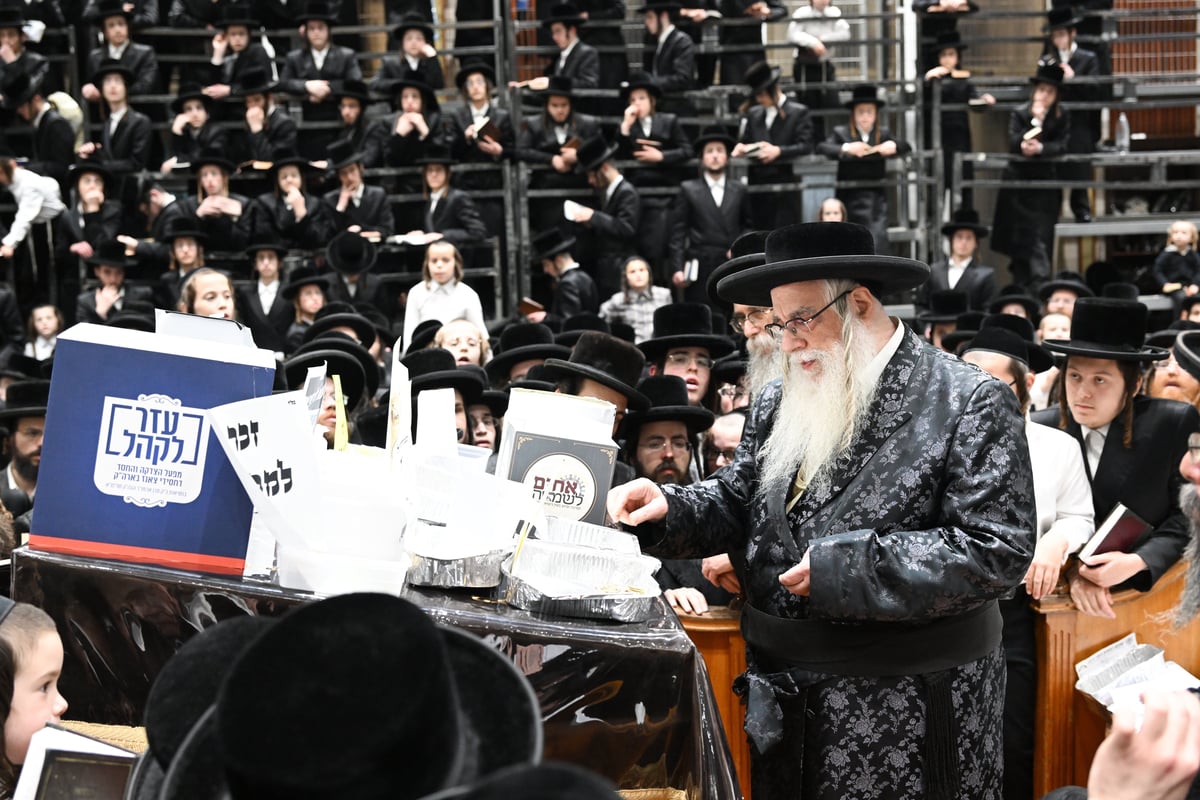 'גילופין טיש' ו'פורים שפיל' | חג הפורים בחסידות צאנז • צפו