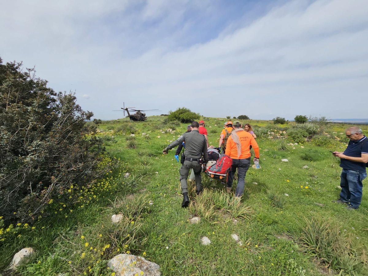 המטיילת נפגעה באמצע הטיול בפארק; כך היא חולצה • צפו