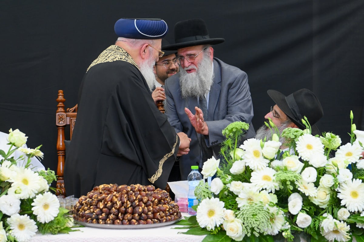 תיעוד: הקבלת פני רבו לראשון לציון הגרש"מ עמאר